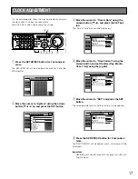 Предварительный просмотр 17 страницы Panasonic WJHD309 - DIGITAL DISK RECORDER Operating Instructions Manual