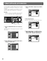 Предварительный просмотр 52 страницы Panasonic WJHD309 - DIGITAL DISK RECORDER Operating Instructions Manual