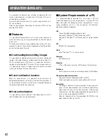 Preview for 62 page of Panasonic WJHD309 - DIGITAL DISK RECORDER Operating Instructions Manual