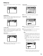 Предварительный просмотр 113 страницы Panasonic WJHD309 - DIGITAL DISK RECORDER Operating Instructions Manual