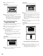 Предварительный просмотр 134 страницы Panasonic WJHD309 - DIGITAL DISK RECORDER Operating Instructions Manual