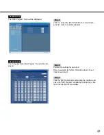 Предварительный просмотр 43 страницы Panasonic WJHD309 - DIGITAL DISK RECORDER Setup Instructions