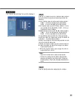 Предварительный просмотр 63 страницы Panasonic WJHD309 - DIGITAL DISK RECORDER Setup Instructions