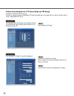 Предварительный просмотр 76 страницы Panasonic WJHD309 - DIGITAL DISK RECORDER Setup Instructions