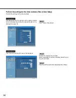 Предварительный просмотр 84 страницы Panasonic WJHD309 - DIGITAL DISK RECORDER Setup Instructions