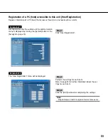 Предварительный просмотр 89 страницы Panasonic WJHD309 - DIGITAL DISK RECORDER Setup Instructions