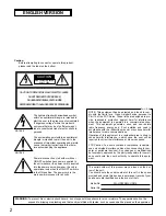 Preview for 2 page of Panasonic WJHD316 - DIGITAL DISK RECORDER Operating Instructions Manual