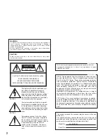 Preview for 2 page of Panasonic WJHDE300 - DIGITAL DISK RECORDER Instructions Manual