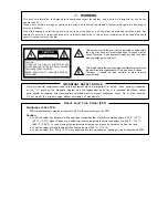 Preview for 2 page of Panasonic WJHDE300 - DIGITAL DISK RECORDER Service Manual