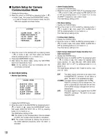 Preview for 18 page of Panasonic WJMP204 - MULTIPLEX UNIT Operating Instructions Manual