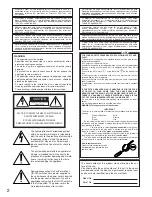 Предварительный просмотр 2 страницы Panasonic WJMPU955A - CENTRAL PROCESSING UNIT Operating Instructions Manual