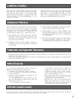 Предварительный просмотр 5 страницы Panasonic WJMPU955A - CENTRAL PROCESSING UNIT Operating Instructions Manual