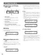 Предварительный просмотр 54 страницы Panasonic WJMPU955A - CENTRAL PROCESSING UNIT Operating Instructions Manual