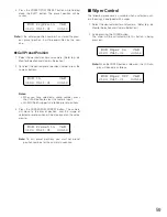 Предварительный просмотр 59 страницы Panasonic WJMPU955A - CENTRAL PROCESSING UNIT Operating Instructions Manual