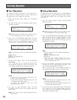 Предварительный просмотр 62 страницы Panasonic WJMPU955A - CENTRAL PROCESSING UNIT Operating Instructions Manual