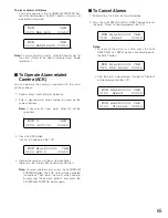 Предварительный просмотр 65 страницы Panasonic WJMPU955A - CENTRAL PROCESSING UNIT Operating Instructions Manual