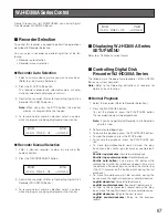 Предварительный просмотр 67 страницы Panasonic WJMPU955A - CENTRAL PROCESSING UNIT Operating Instructions Manual