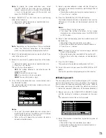 Предварительный просмотр 73 страницы Panasonic WJMPU955A - CENTRAL PROCESSING UNIT Operating Instructions Manual