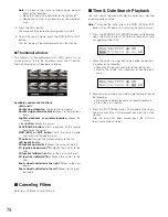 Предварительный просмотр 74 страницы Panasonic WJMPU955A - CENTRAL PROCESSING UNIT Operating Instructions Manual