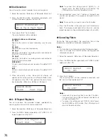 Предварительный просмотр 76 страницы Panasonic WJMPU955A - CENTRAL PROCESSING UNIT Operating Instructions Manual