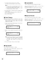 Предварительный просмотр 82 страницы Panasonic WJMPU955A - CENTRAL PROCESSING UNIT Operating Instructions Manual