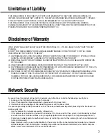 Предварительный просмотр 3 страницы Panasonic WJND200 - NETWORK DISK RECORDER Operating Instructions Manual