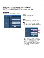 Preview for 27 page of Panasonic WJND200 - NETWORK DISK RECORDER Setup Instructions