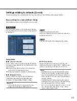 Preview for 55 page of Panasonic WJND200 - NETWORK DISK RECORDER Setup Instructions