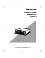 Panasonic WJND400 - NETWORK DISK RECORDER Installation Manual preview