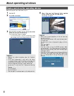 Preview for 8 page of Panasonic WJND400 - NETWORK DISK RECORDER Operating Instructions Manual