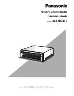 Preview for 70 page of Panasonic WJND400 - NETWORK DISK RECORDER Operating Instructions Manual