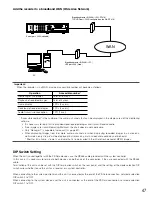 Предварительный просмотр 47 страницы Panasonic WJRT416 - 16CH DIGITAL RECORDER Installation Manual