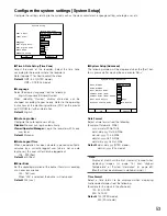 Preview for 53 page of Panasonic WJRT416 - 16CH DIGITAL RECORDER Installation Manual