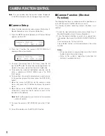 Preview for 6 page of Panasonic WJSX150 - SWITCHER - ADDENDUM Addendum