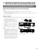 Preview for 37 page of Panasonic WJSX150 - SWITCHER - ADDENDUM Addendum