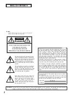 Preview for 2 page of Panasonic WJSX150 - SWITCHER - ADDENDUM Operating Instructions Manual