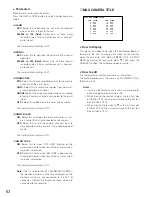 Preview for 61 page of Panasonic WJSX150 - SWITCHER - ADDENDUM Operating Instructions Manual