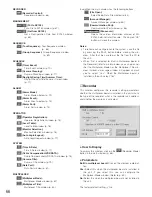 Предварительный просмотр 64 страницы Panasonic WJSX150 - SWITCHER - ADDENDUM Operating Instructions Manual