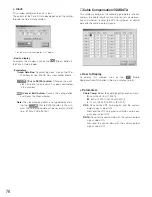 Preview for 76 page of Panasonic WJSX150 - SWITCHER - ADDENDUM Operating Instructions Manual