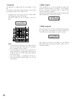 Preview for 87 page of Panasonic WJSX150 - SWITCHER - ADDENDUM Operating Instructions Manual