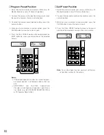 Предварительный просмотр 91 страницы Panasonic WJSX150 - SWITCHER - ADDENDUM Operating Instructions Manual