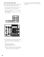 Предварительный просмотр 94 страницы Panasonic WJSX150 - SWITCHER - ADDENDUM Operating Instructions Manual