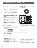 Preview for 112 page of Panasonic WJSX150 - SWITCHER - ADDENDUM Operating Instructions Manual