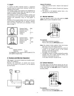 Предварительный просмотр 9 страницы Panasonic WJSX350 - MATRIX SWITCHER Operating Instructions Manual