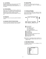 Предварительный просмотр 14 страницы Panasonic WJSX350 - MATRIX SWITCHER Operating Instructions Manual