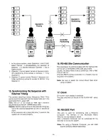 Предварительный просмотр 16 страницы Panasonic WJSX350 - MATRIX SWITCHER Operating Instructions Manual