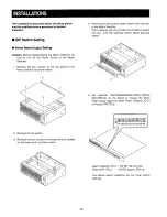 Предварительный просмотр 24 страницы Panasonic WJSX350 - MATRIX SWITCHER Operating Instructions Manual