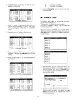 Предварительный просмотр 48 страницы Panasonic WJSX350 - MATRIX SWITCHER Operating Instructions Manual