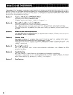 Preview for 6 page of Panasonic WJSX550B - MATRIX SWITCHER Operating Instructions Manual