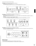 Предварительный просмотр 13 страницы Panasonic WJSX550B - MATRIX SWITCHER Operating Instructions Manual